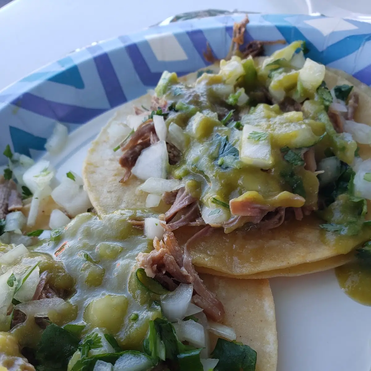 Pork Verde Tacos