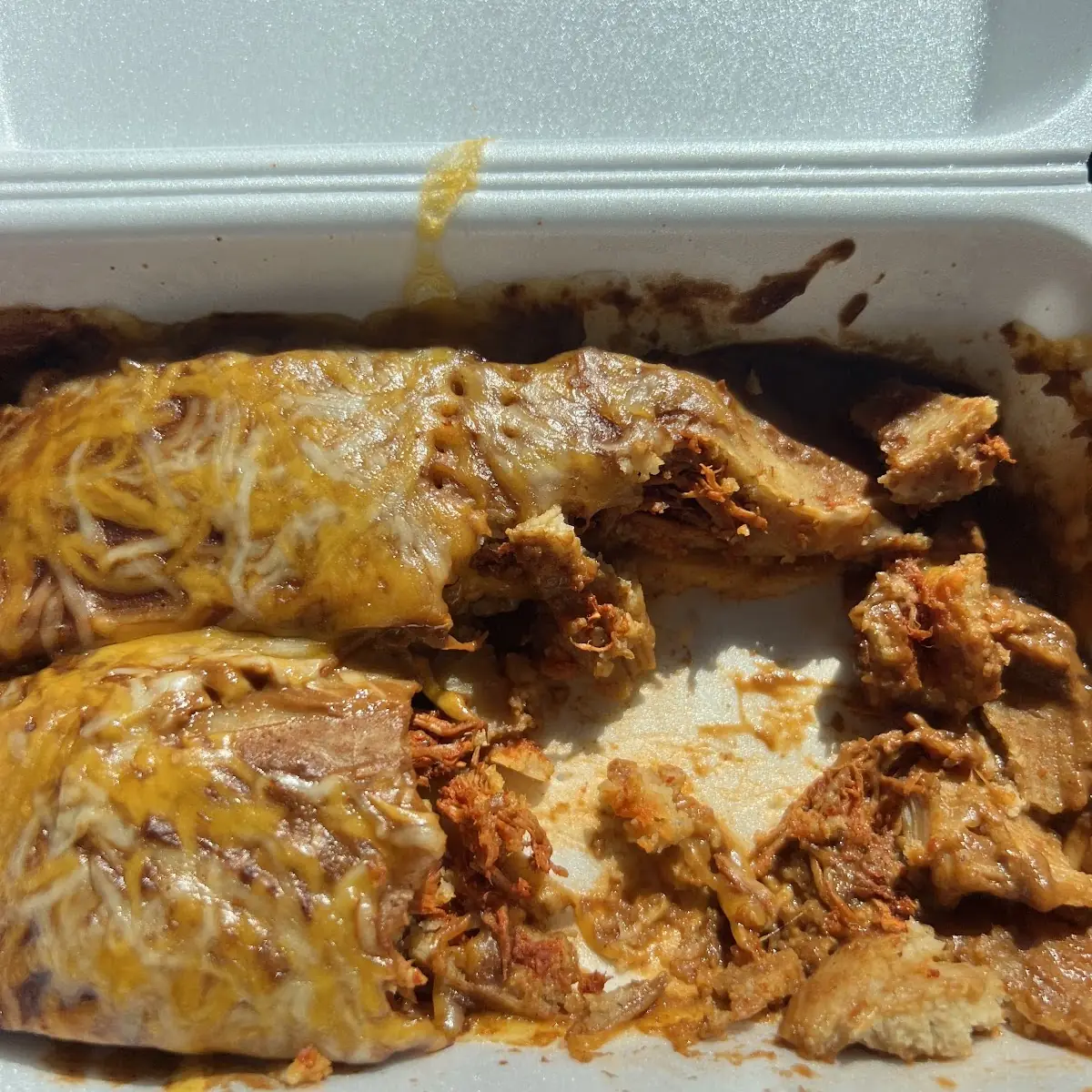 Bean rice and cheese burrito