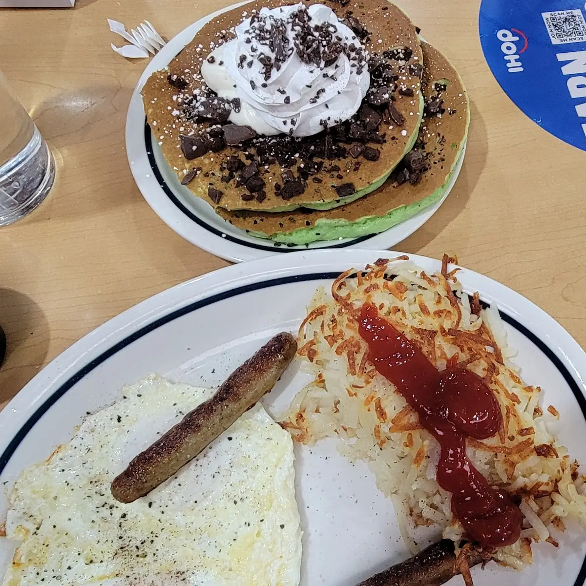 Thin Mint Pancake Combo