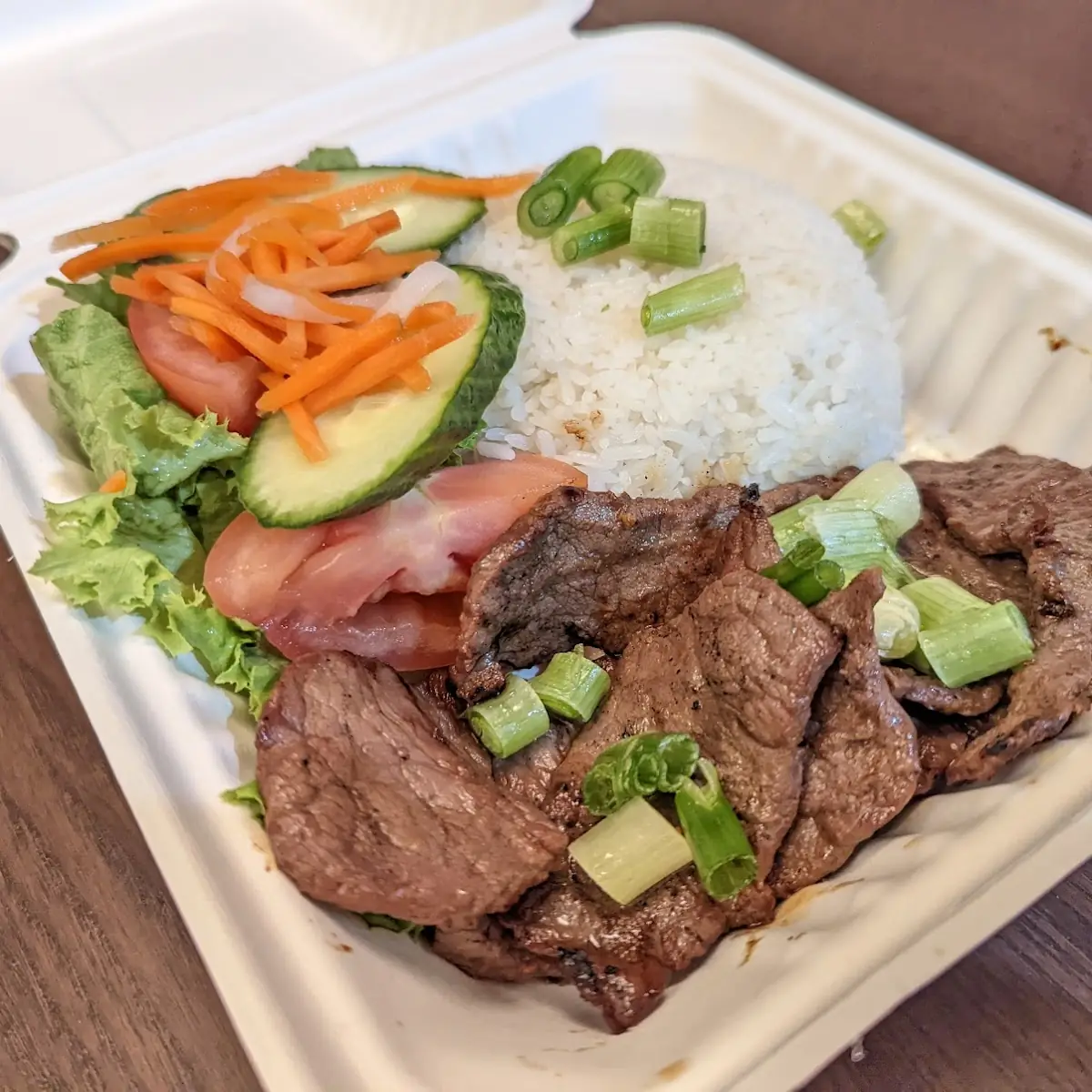 Grilled Sliced Beef Rice Plate