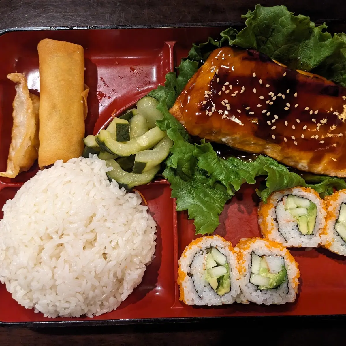 Salmon Teriyaki Lunch Bento