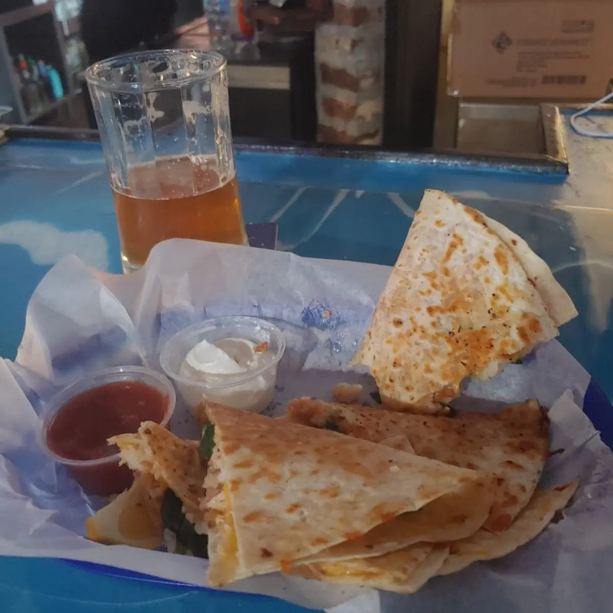Lobster and Shrimp Quesadilla