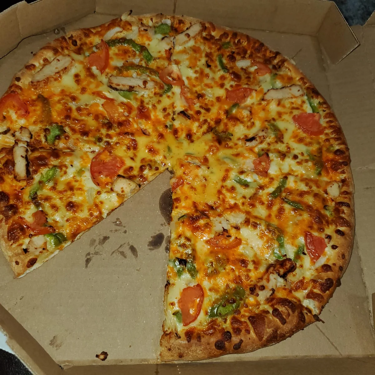 Chicken 3 Toppings Pizza