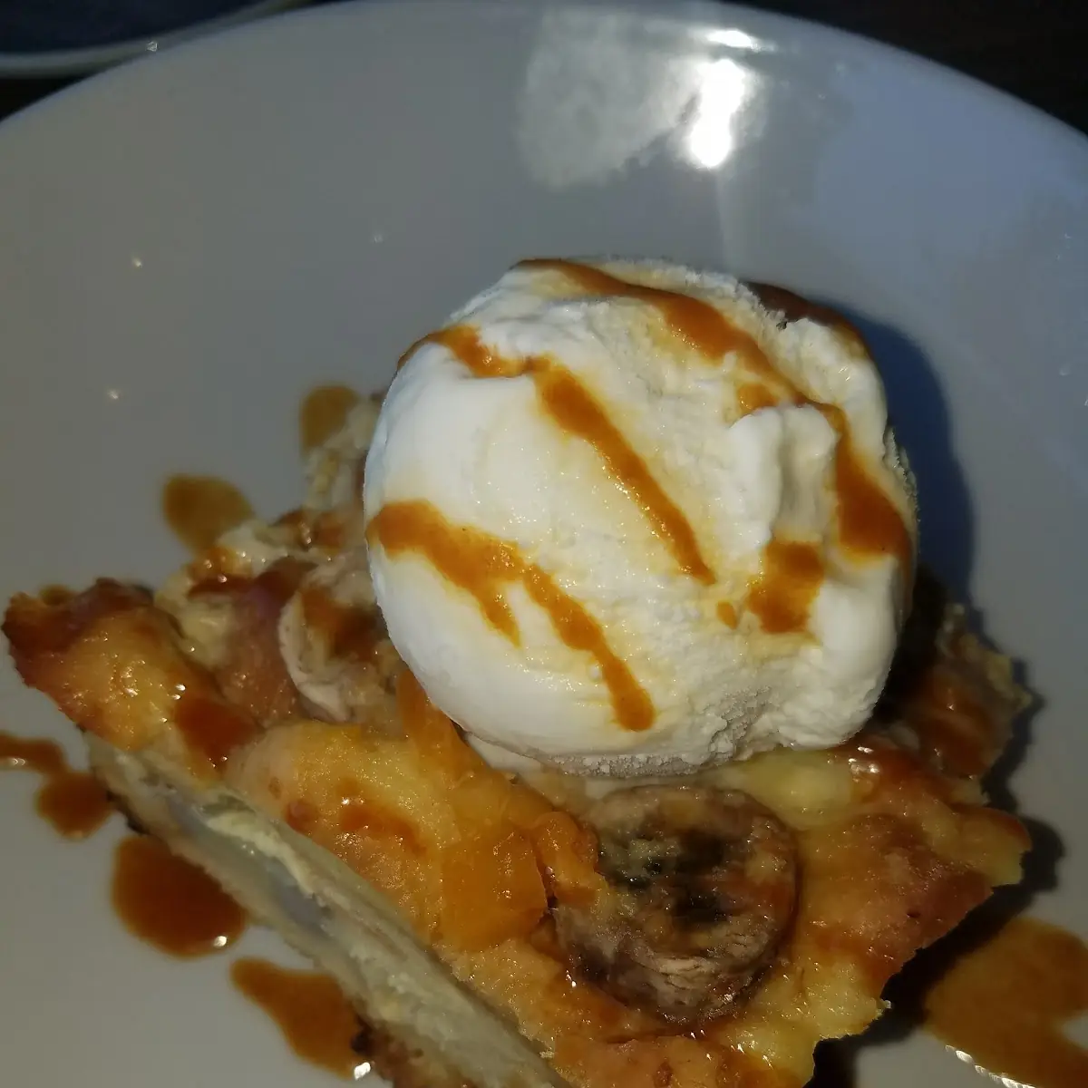 Heath Bar Bread Pudding