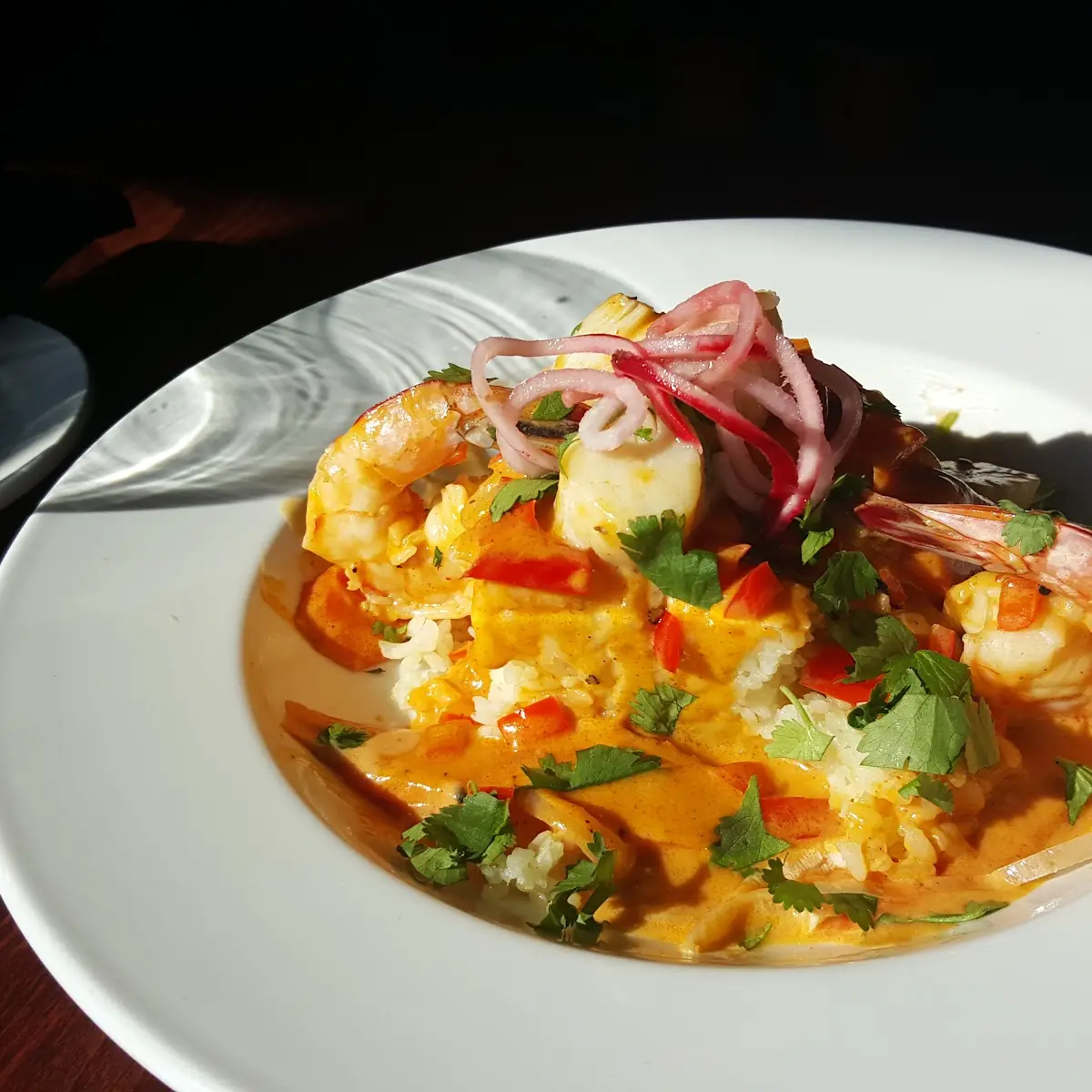 Curried Shrimp and Scallops