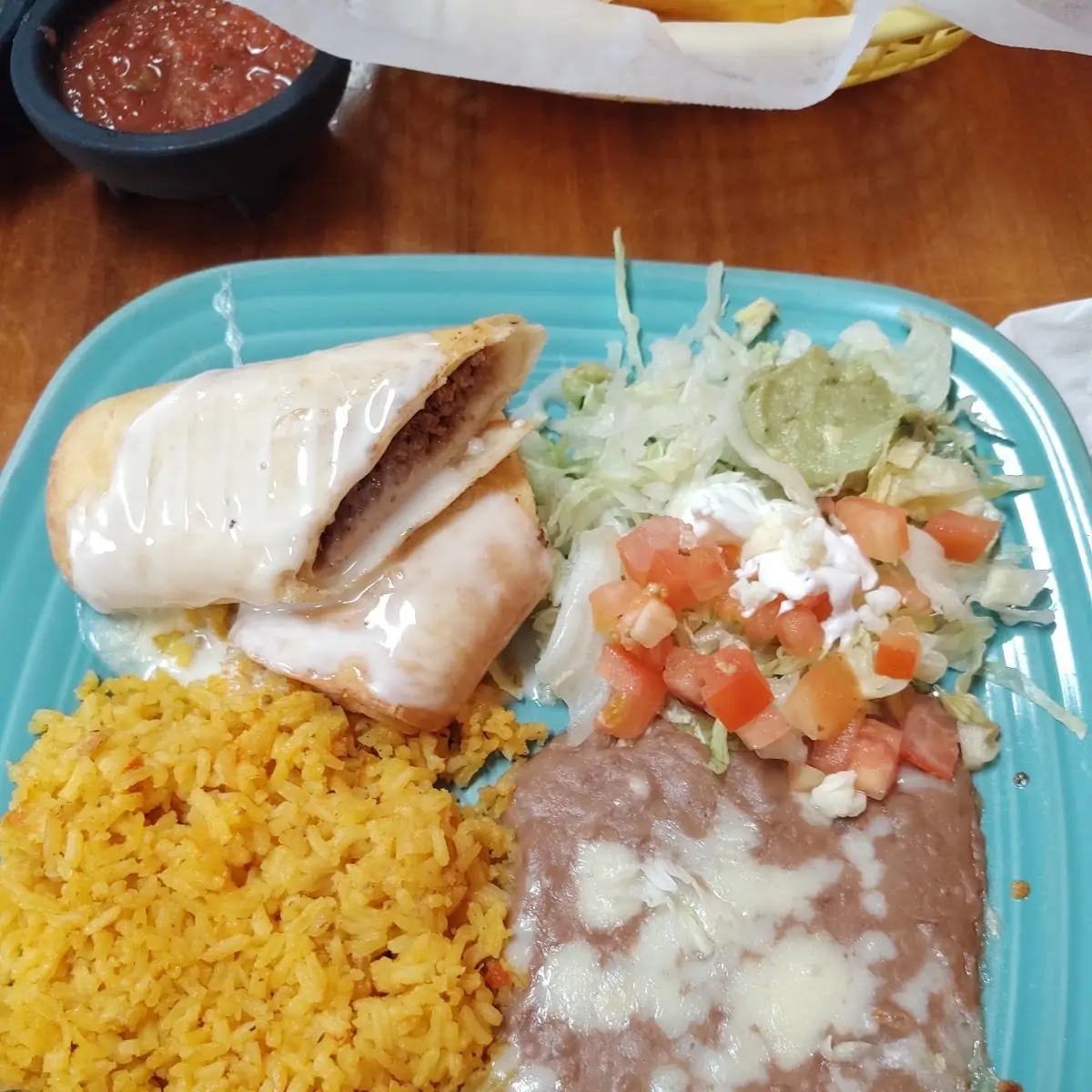 Niño 5 Enchilada Rice & Beans