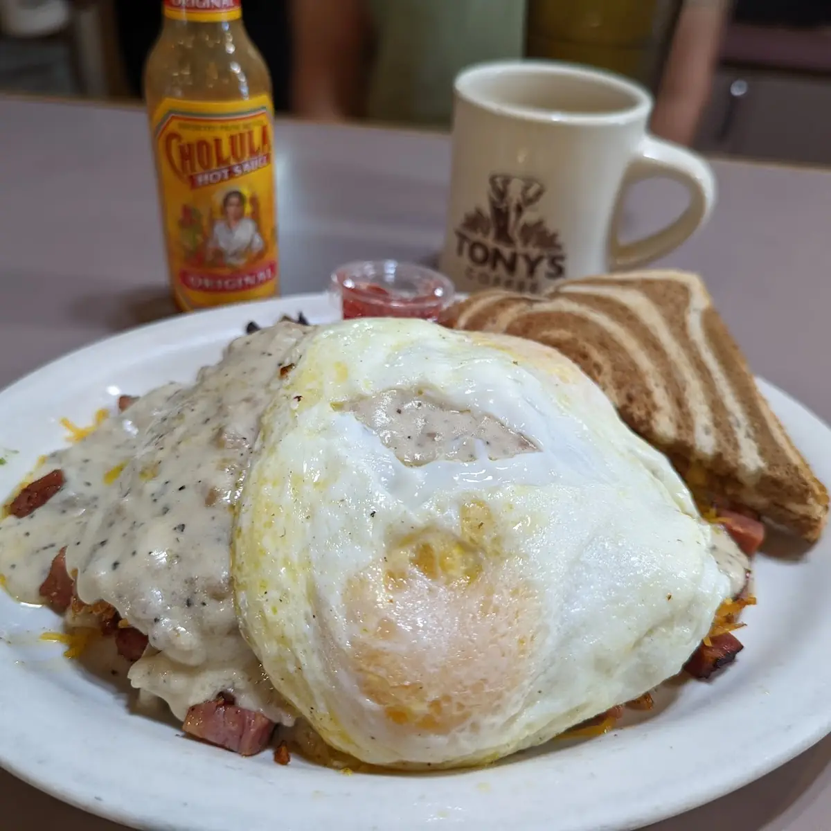 Hash Brown Omelette