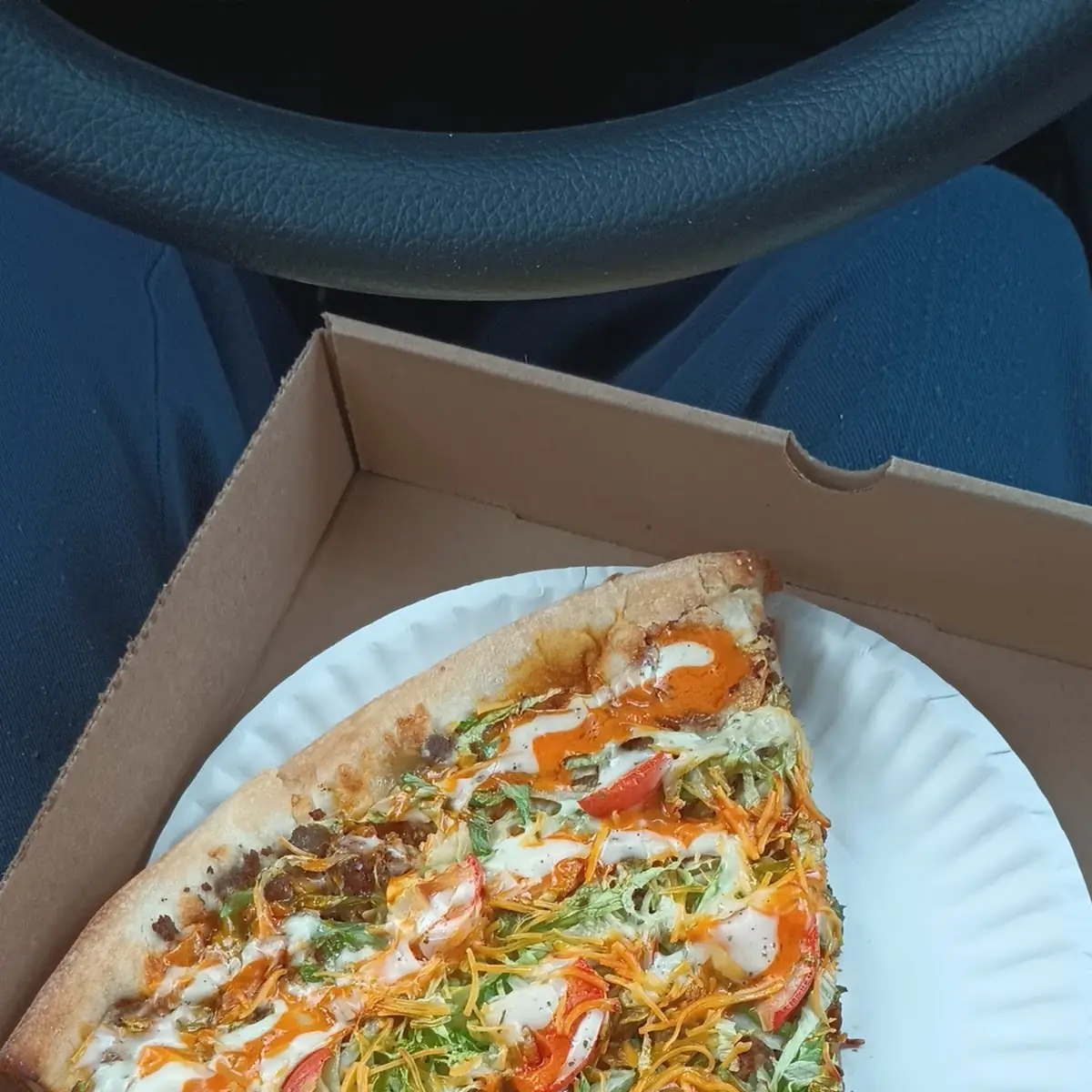Taco Pizza Slice