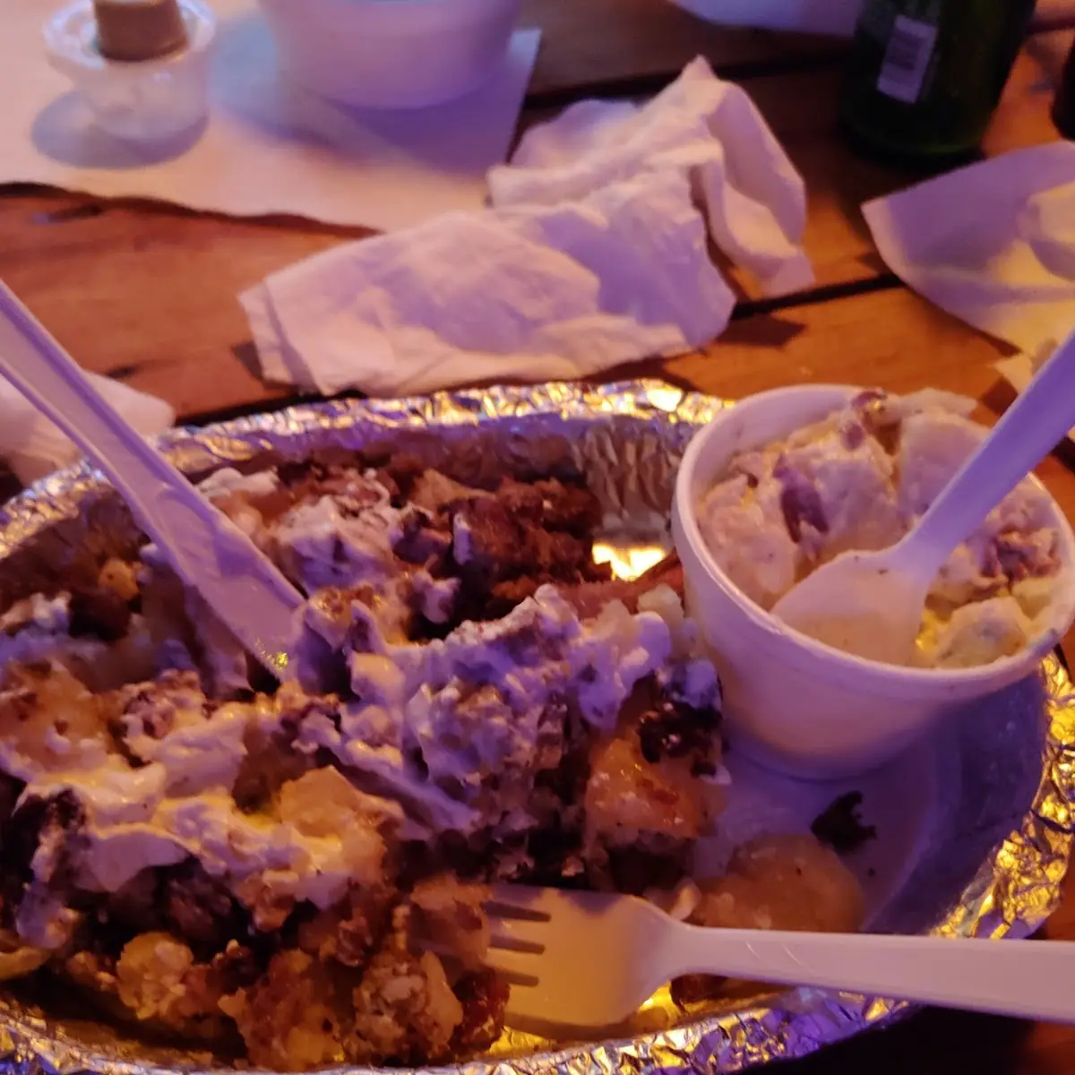 Pork Loaded Baked Potato