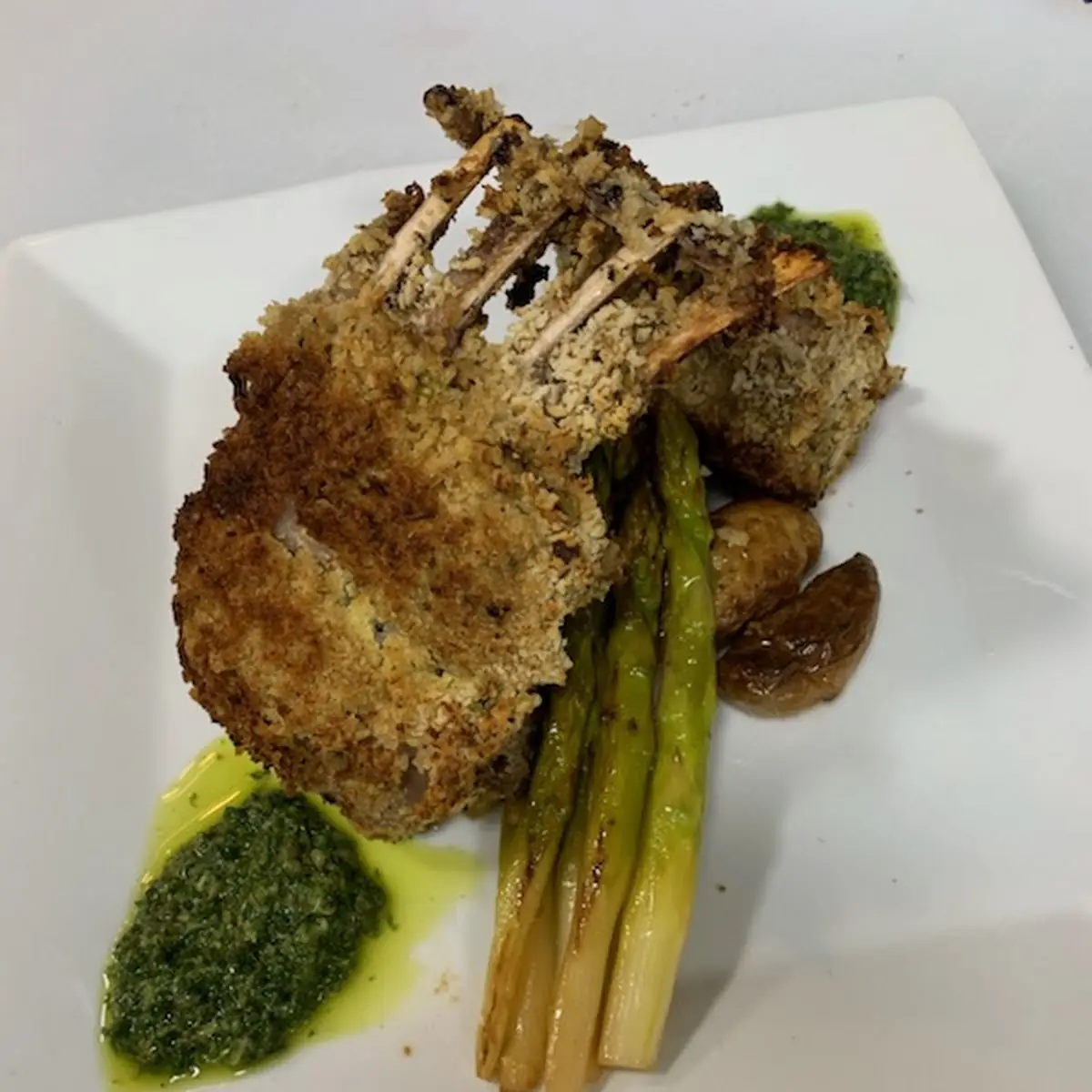 Herb & Mustard Crusted Lamb Rack