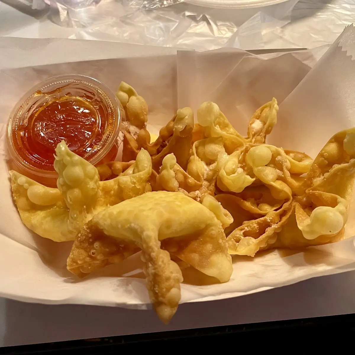 Crab Rangoons with Sweet Thai Chili Sauce