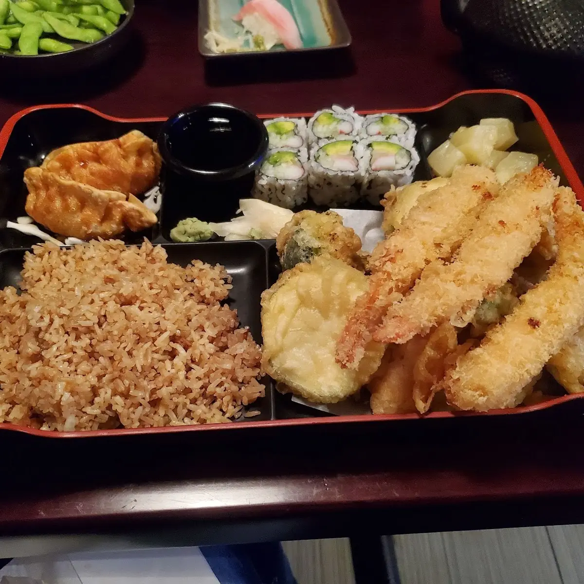 Shrimp or Chicken Tempura Bento Box
