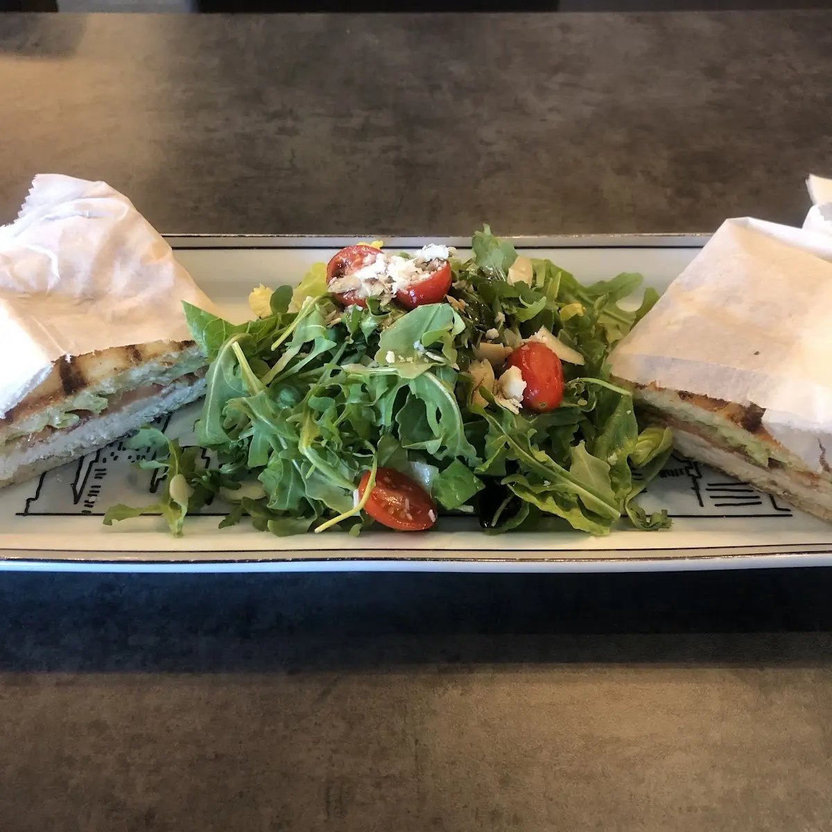 Chicken Pesto and Salad