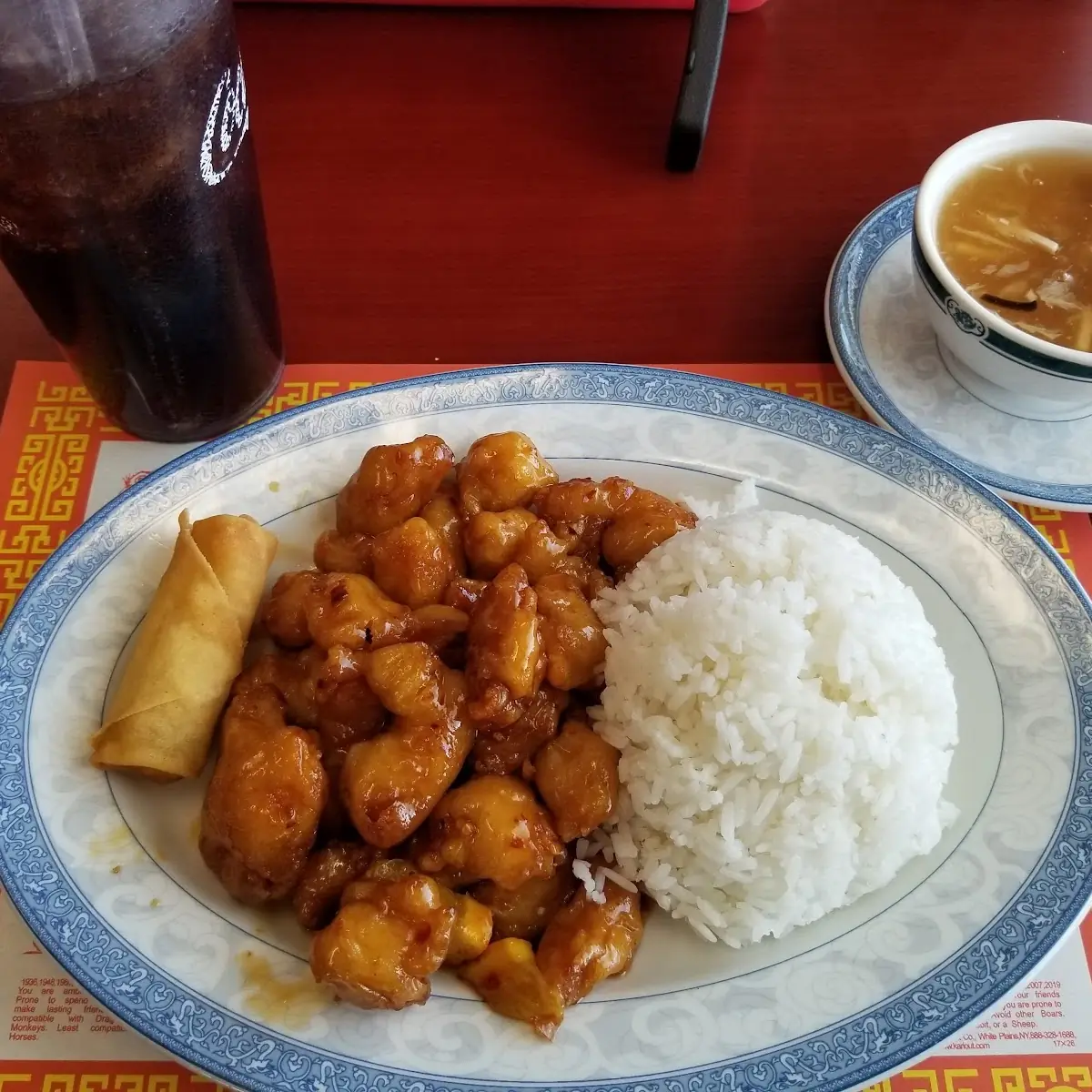 Orange Chicken Lunch
