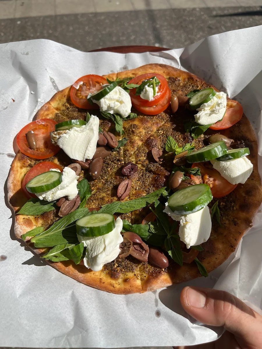 Veggie and Labne Pizza, Narwee Pizza