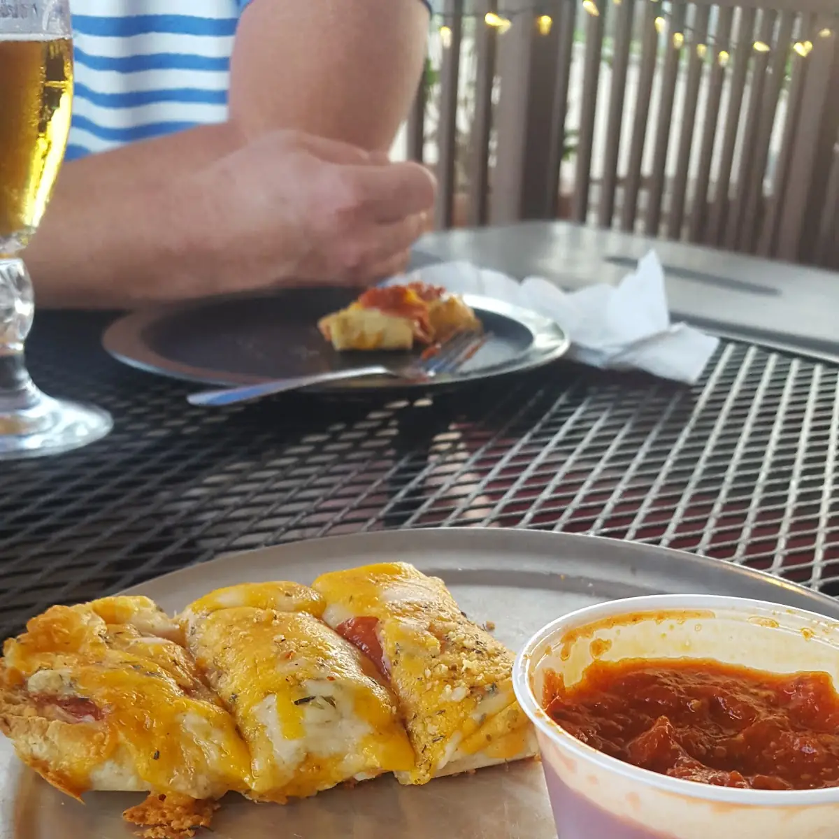 Cheese Bread with Pepperoni