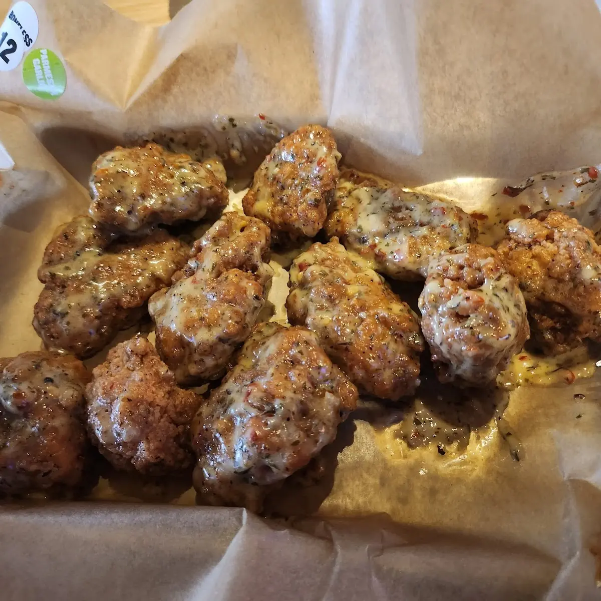 Garlic Parmesan Boneless Wings