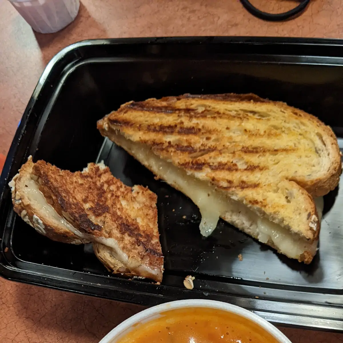Grilled Cheese with Tomato Bisque