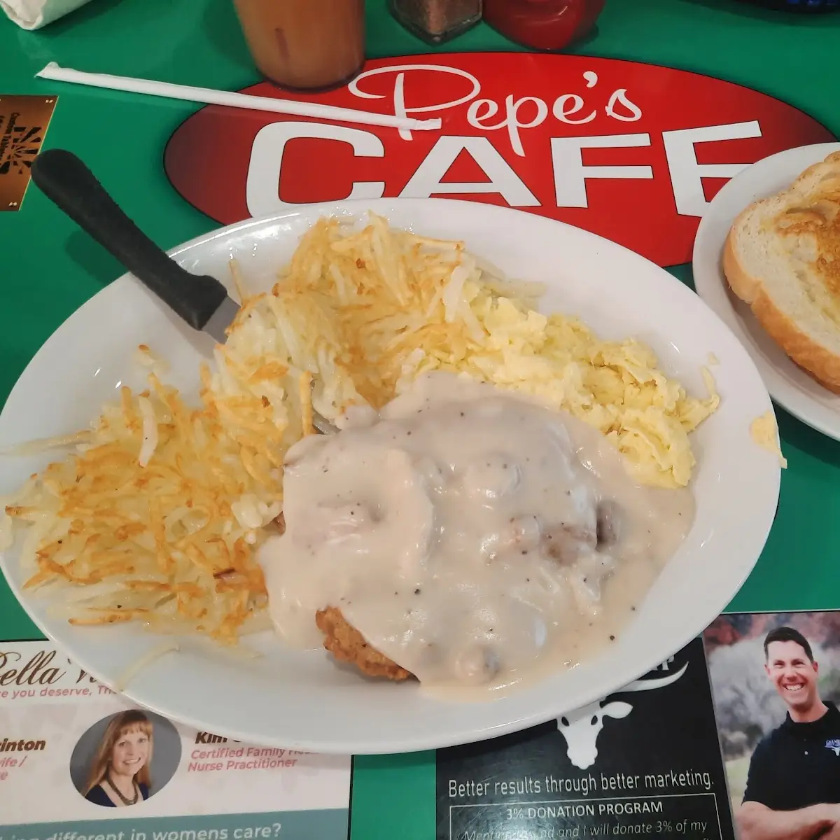Chicken Fried Steak and Eggs