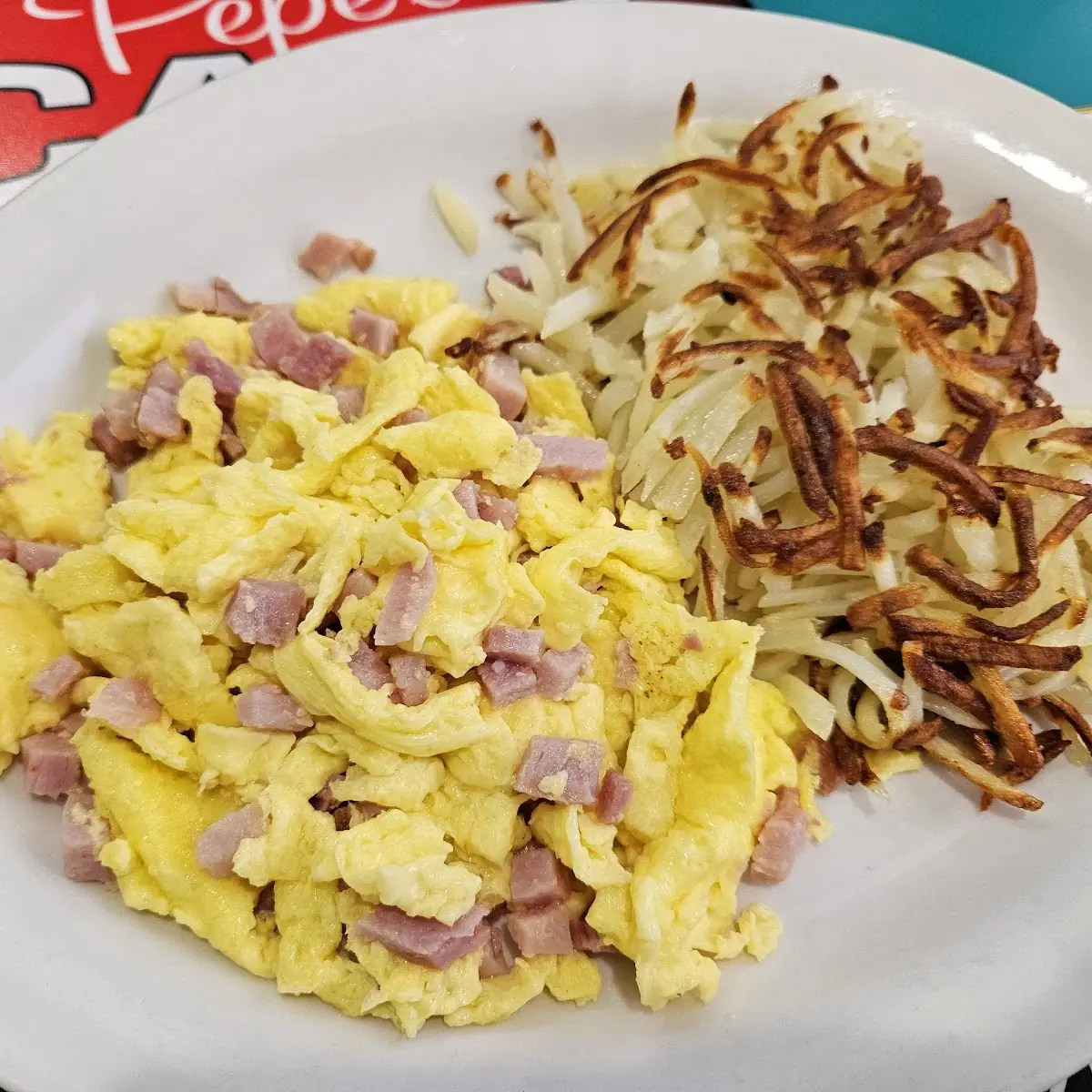 Hash Browns 1 Scrambled Egg & White