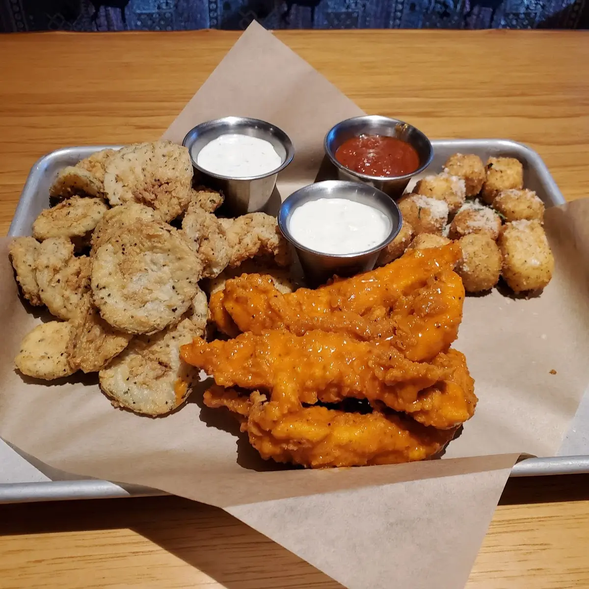 Bone in Wings and Fries