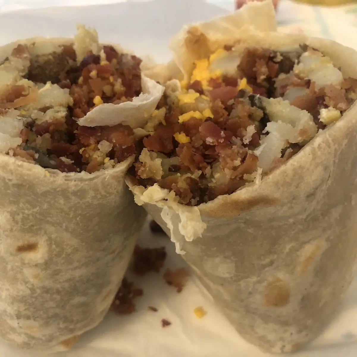 Bacon Egg Breakfast Burrito