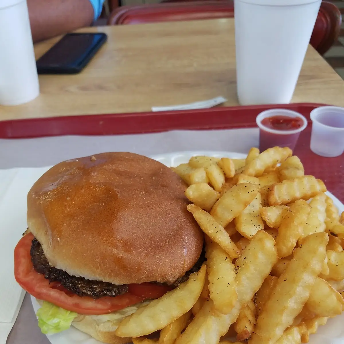 Bacon Cheeseburger & Fries