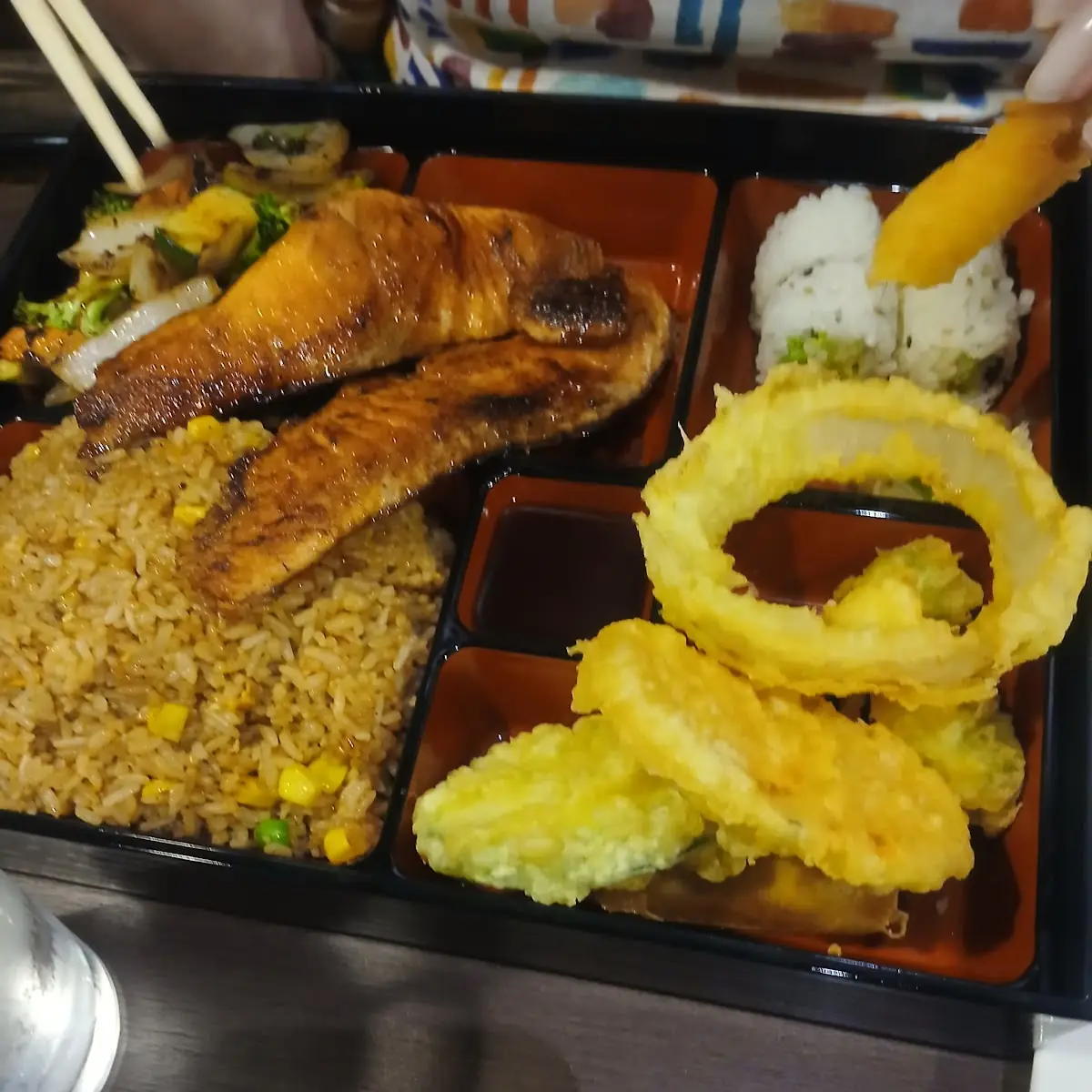 Salmon Bento Box