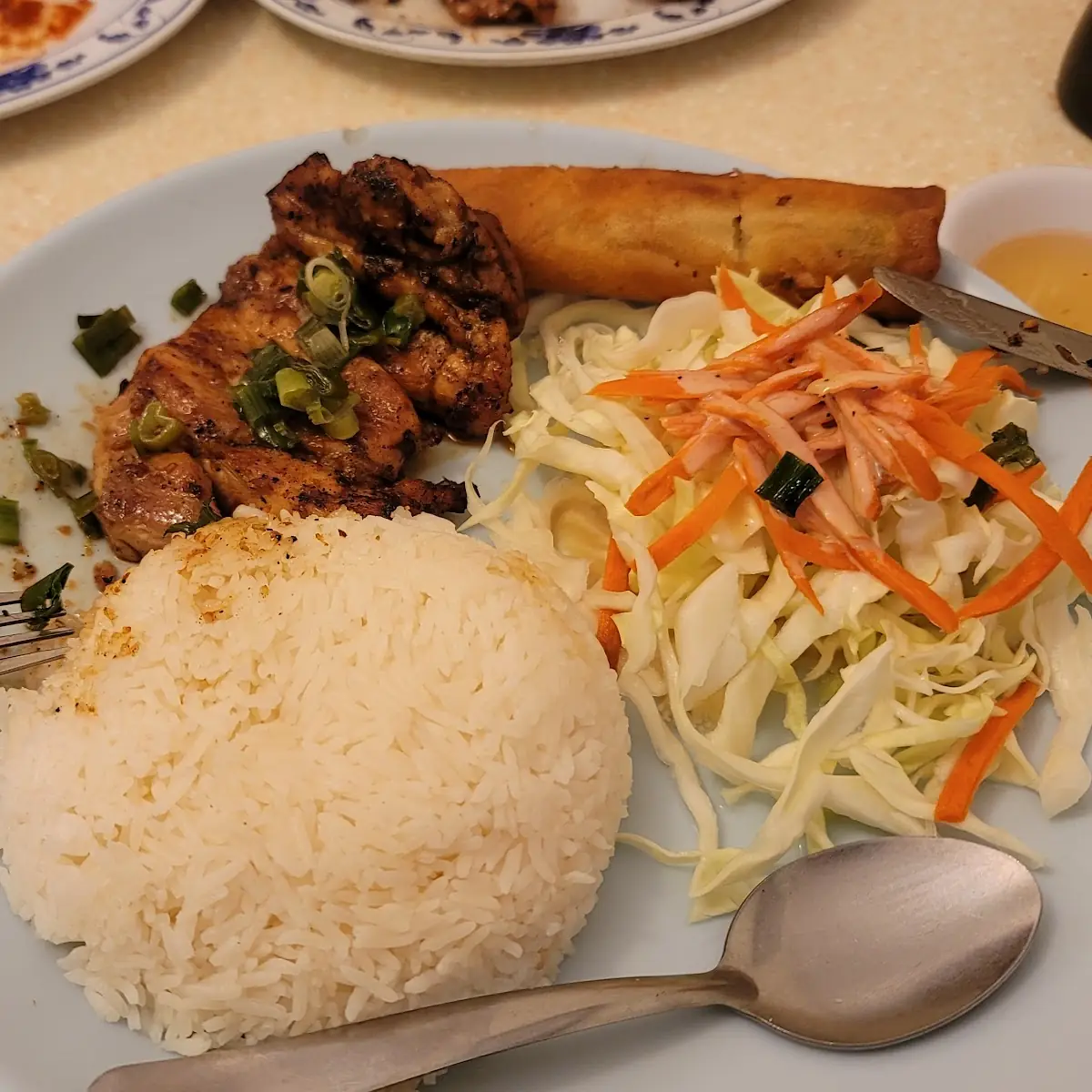 Grilled Chicken Rice Dish
