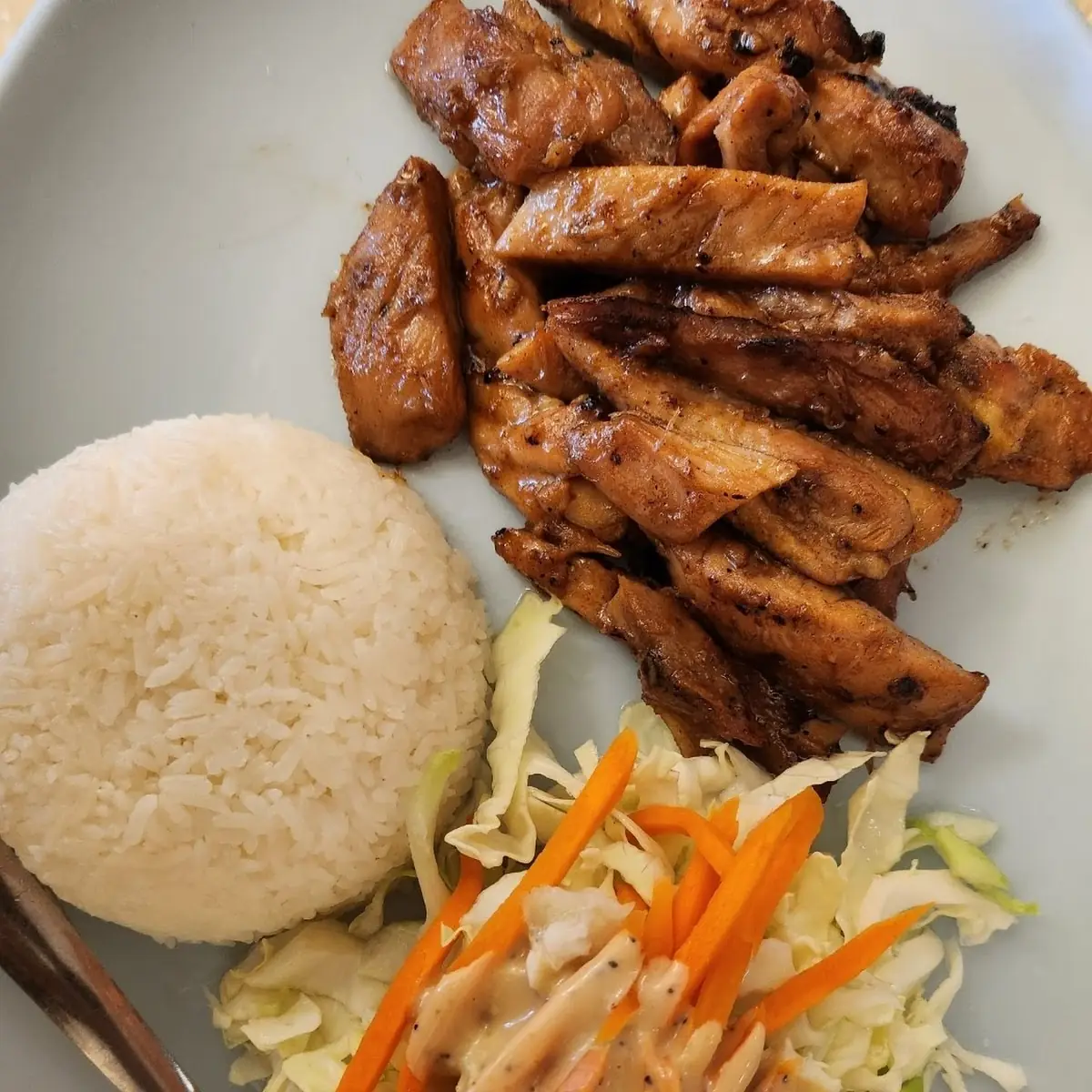 Grilled Chicken with Steamed Rice