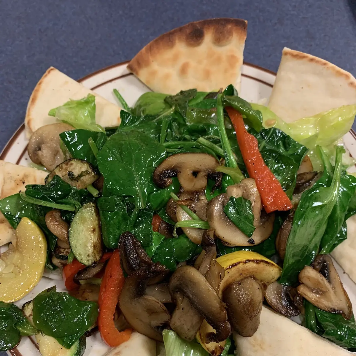 Sautéed Spinach Salad