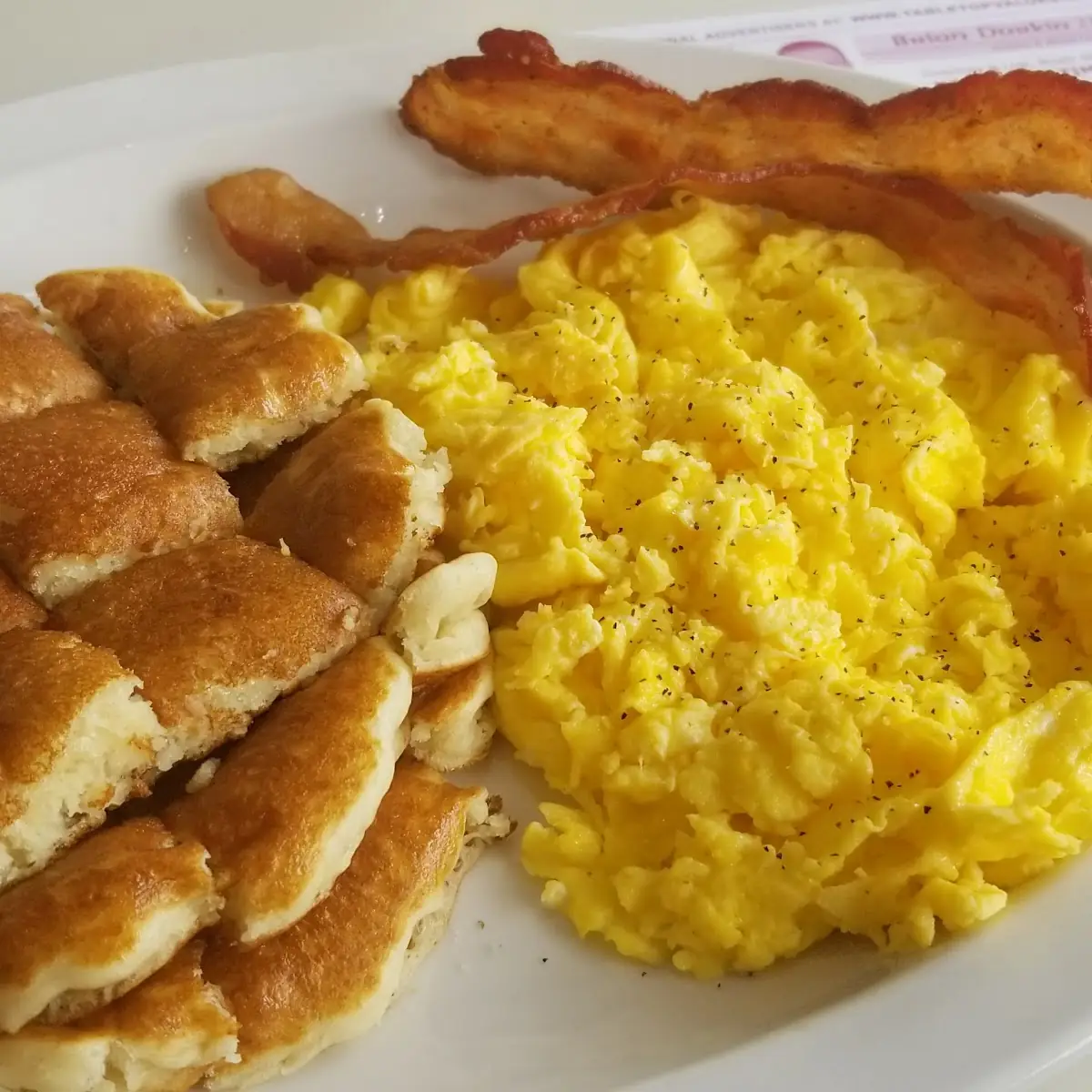 5 99 Two Pancakes Two Eggs Two Sausage Patties