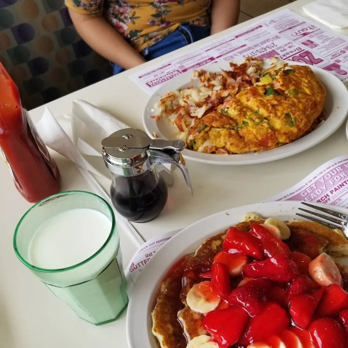 Strawberry Banana Pancakes