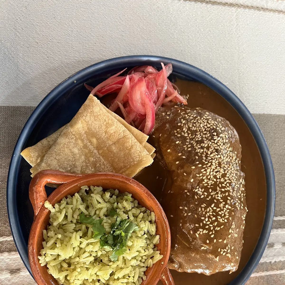 Mole Colorado with Roasted Chicken