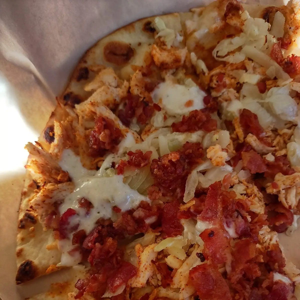 Chicken Bacon Ranch on Flatbread