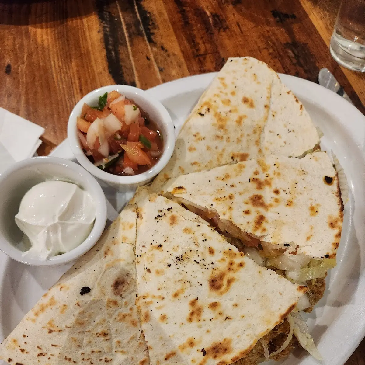 Honey Chipotle Pork Quesadilla