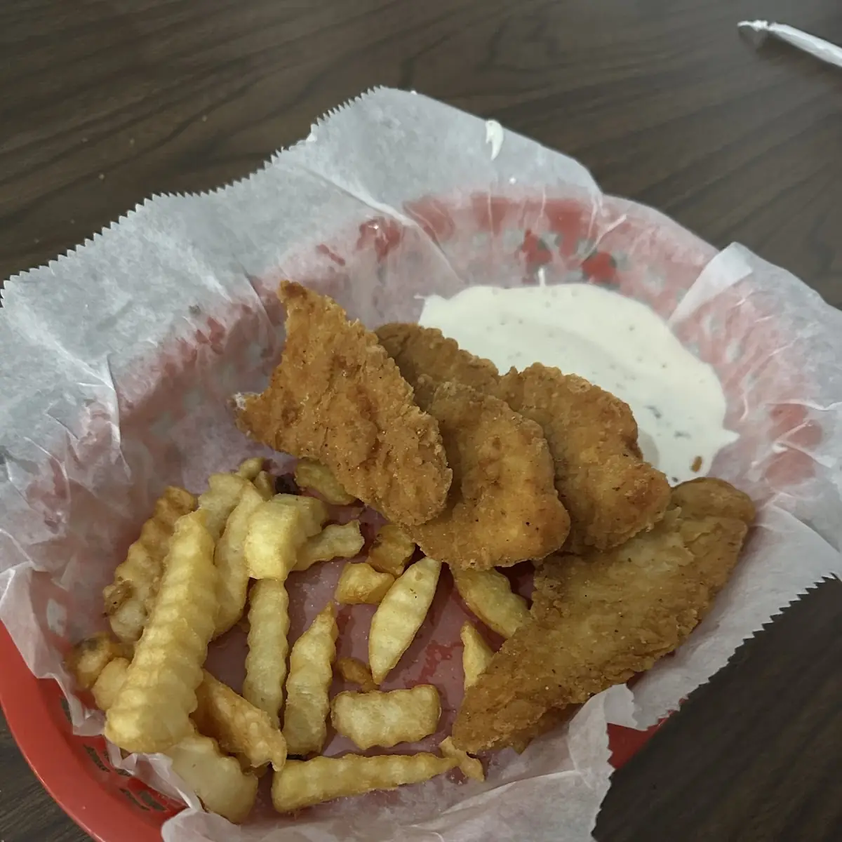 Chicken Strips with Fries