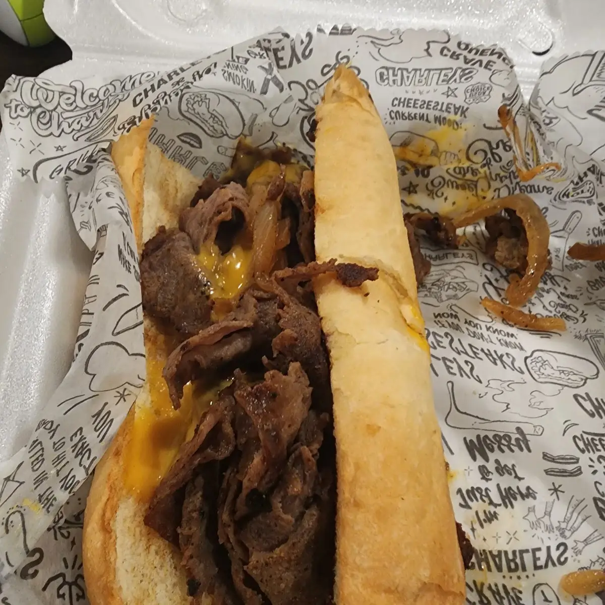 Old School Cheesesteak Sandwich
