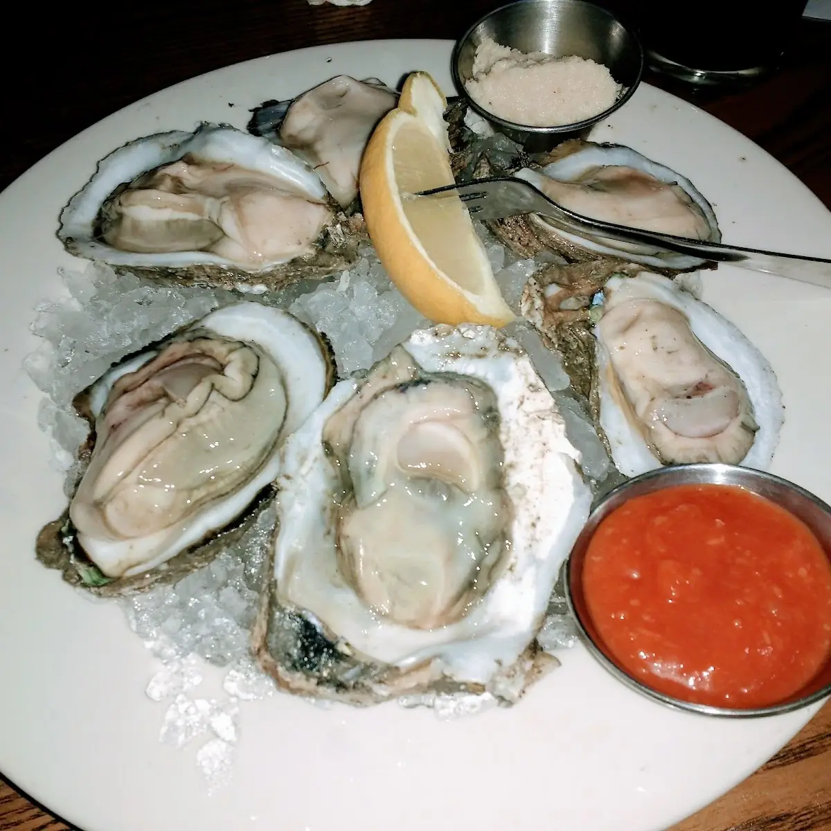 Raw Oysters on the Half Shell