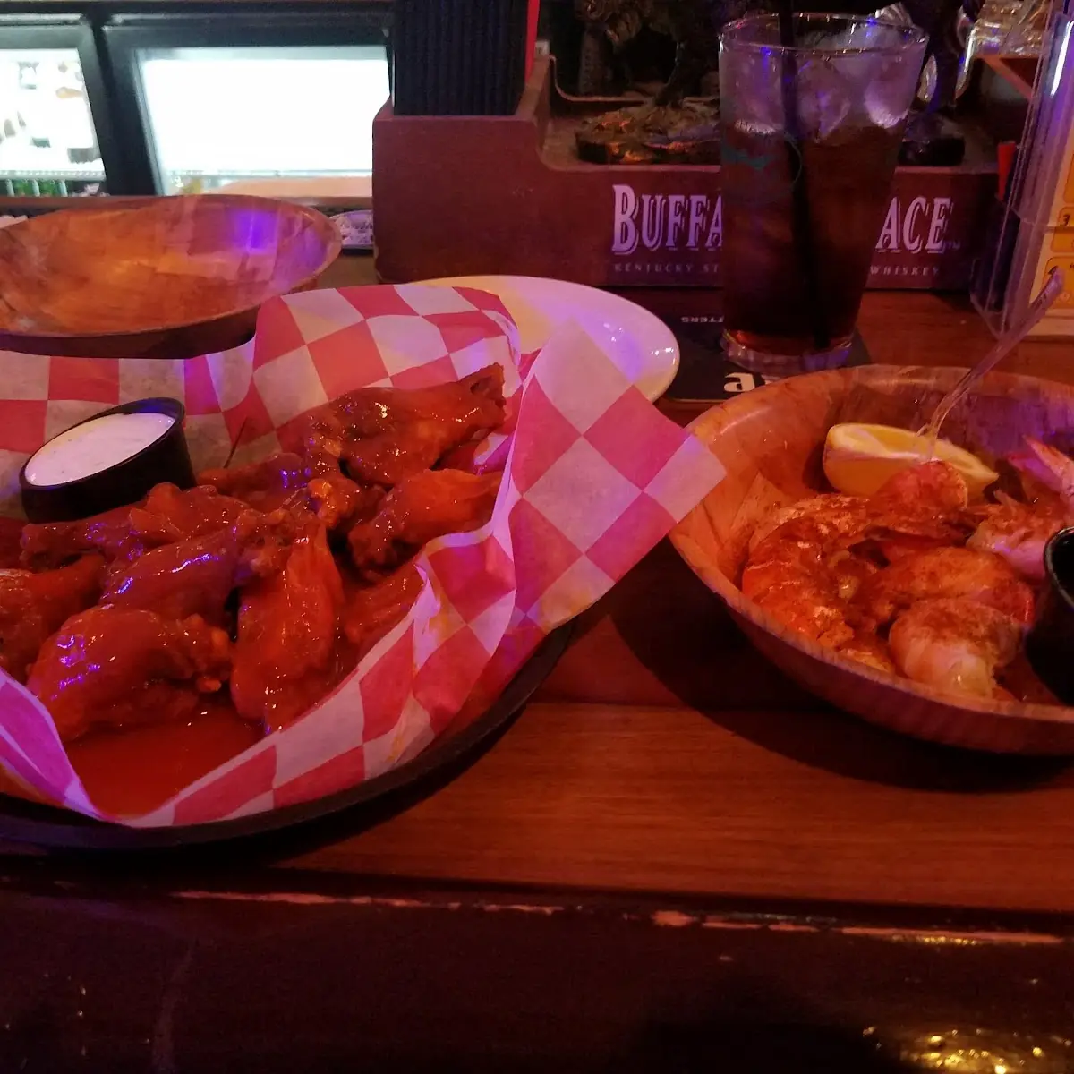 Wings and Peel and Eat Shrimp