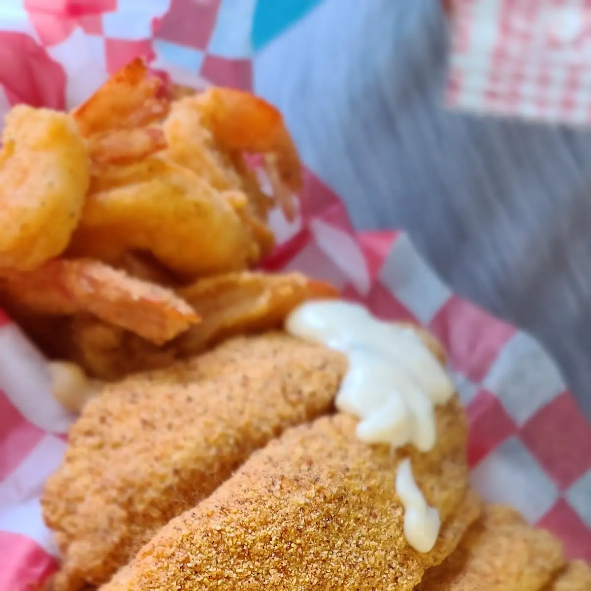 10 Fried Fish Combo