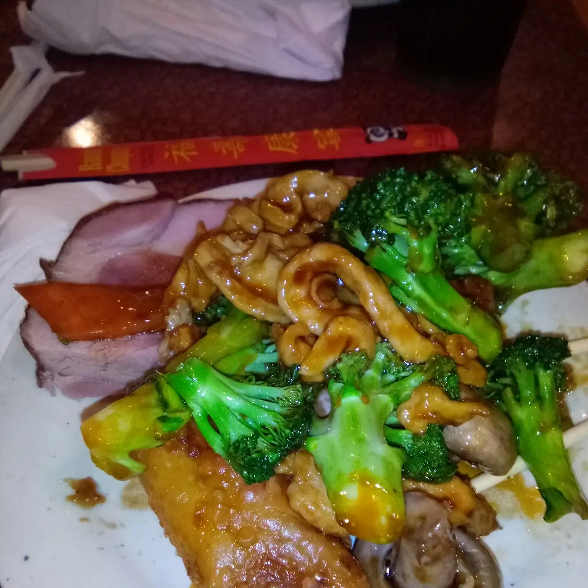 Broccoli and Chicken with Garlic Sauce