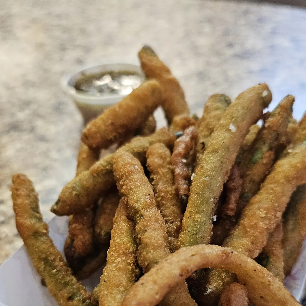 Deep Fried Green Beans