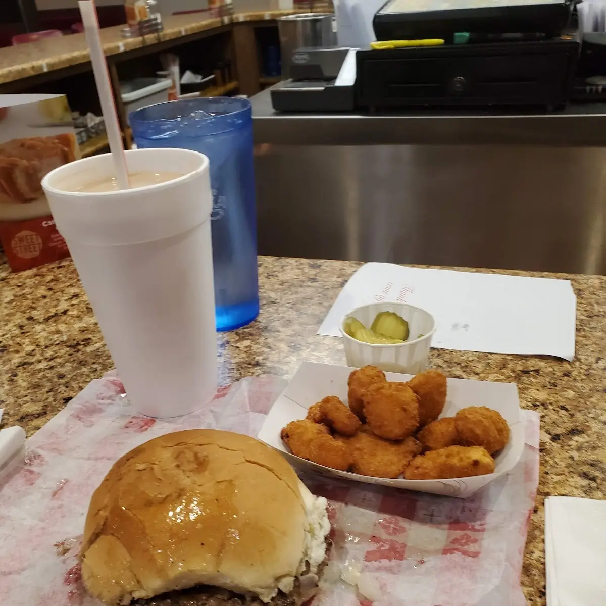 Ground Steak Sandwich with Cheese