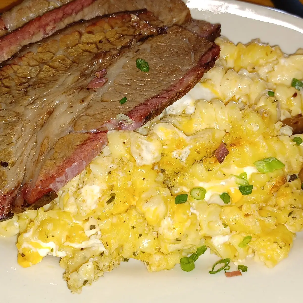 Brisket Mac and Cheese Baked Beans