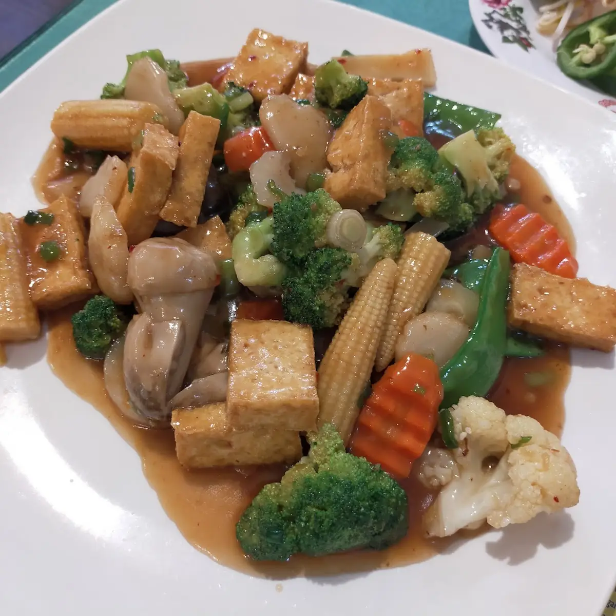Stir Tofu with Mixed Veggies