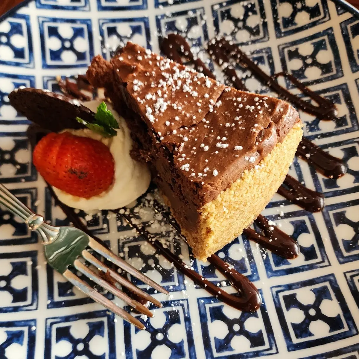 Chocolate Coconut Almond Cheesecake