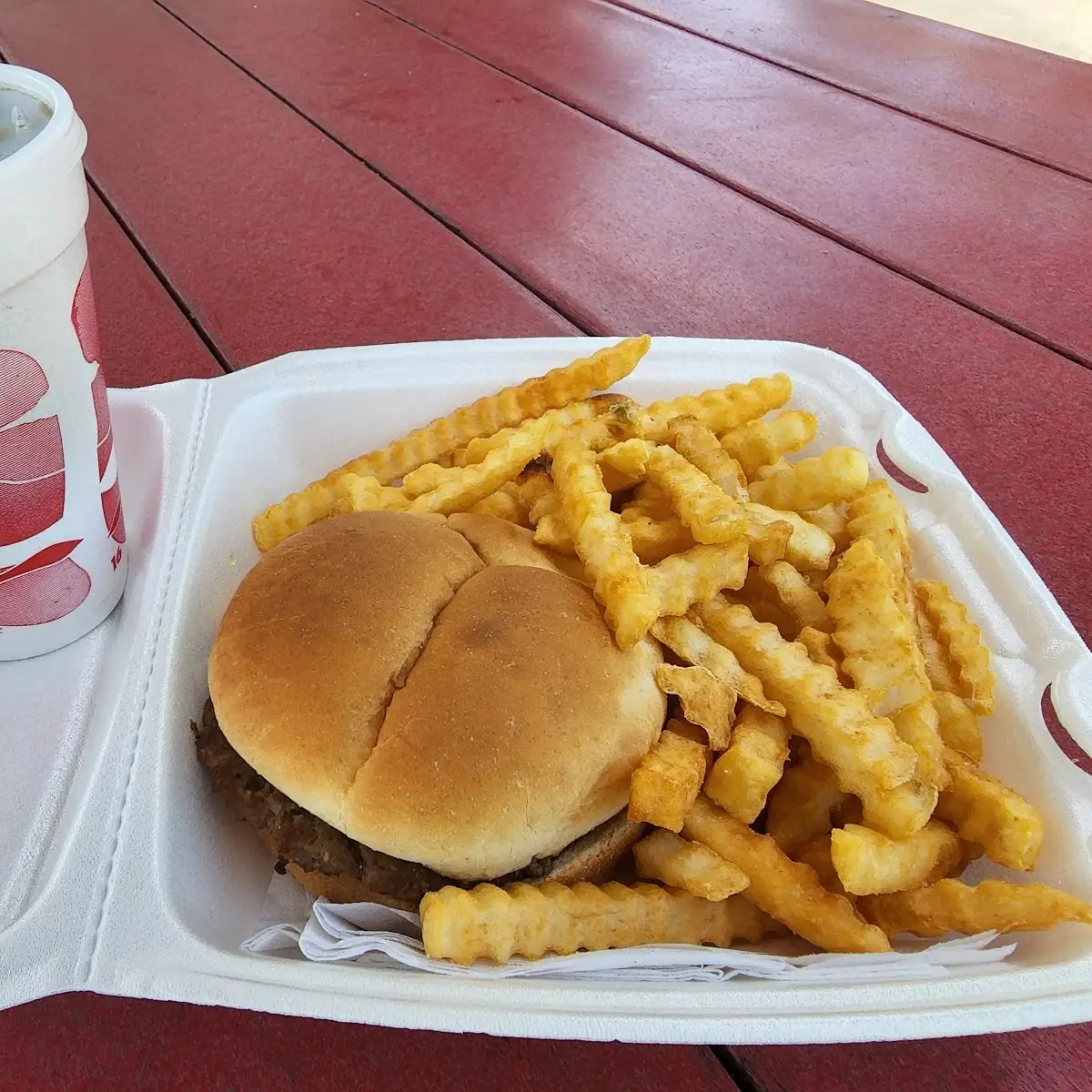 Burger and Fries