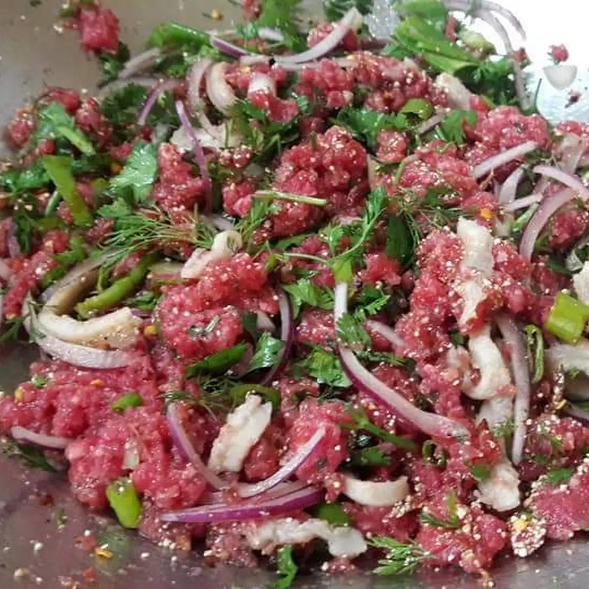 Raw Beef Laab