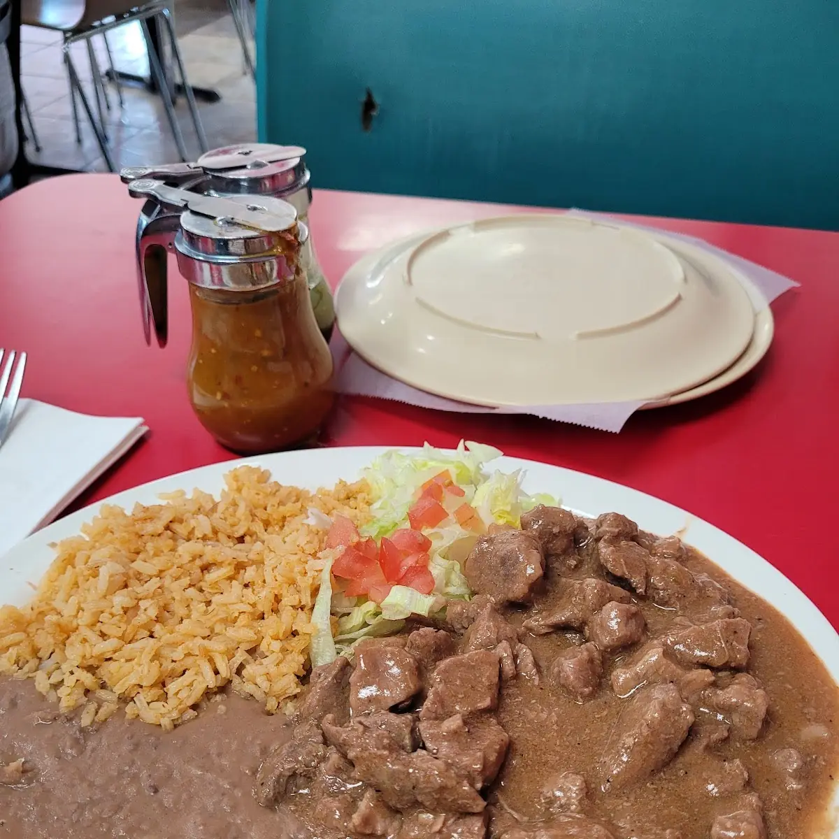 Carne Guisada Plate
